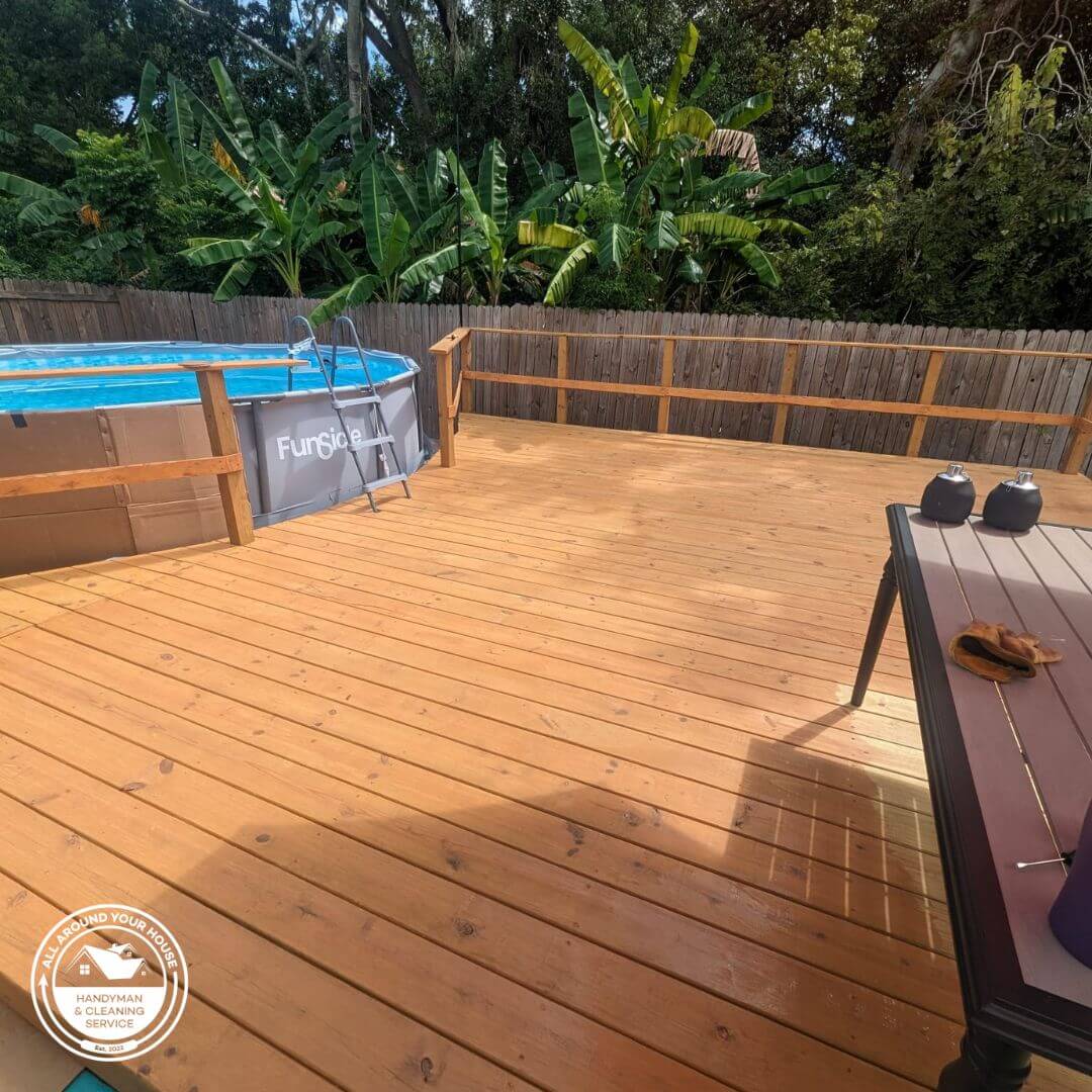 Pool Deck Construction and Handyman Work in New Port Richey and Tampa Bay - All Around your House LLC